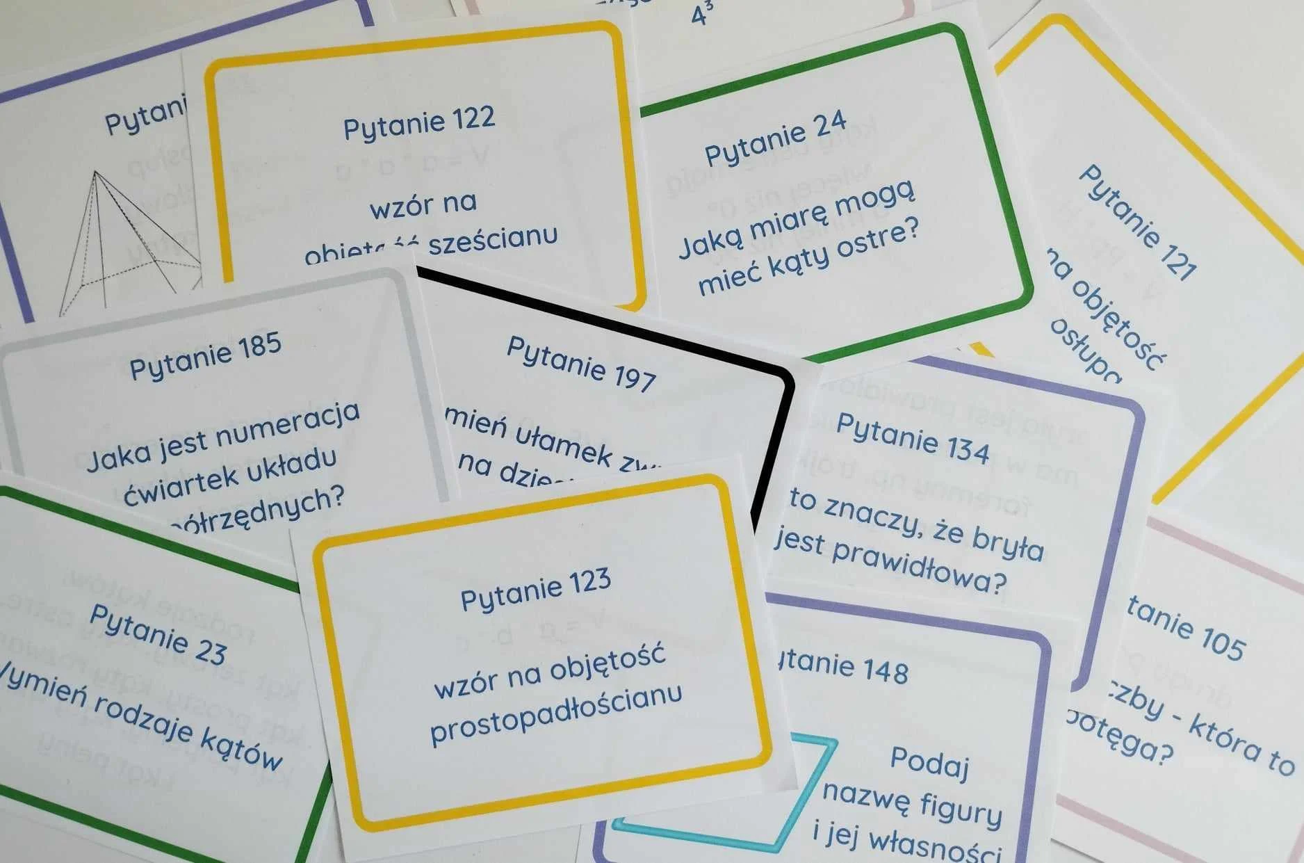 Fiszki z Matmy na EGZAMIN - produkt cyfrowy do samodzielnego wydruku - obrazek 2