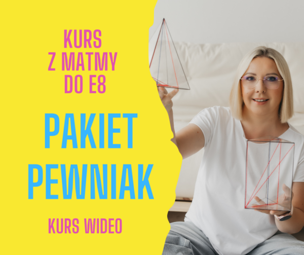 PAKIET PEWNIAK - przygotowanie do egzaminu ósmoklasisty z matematyki