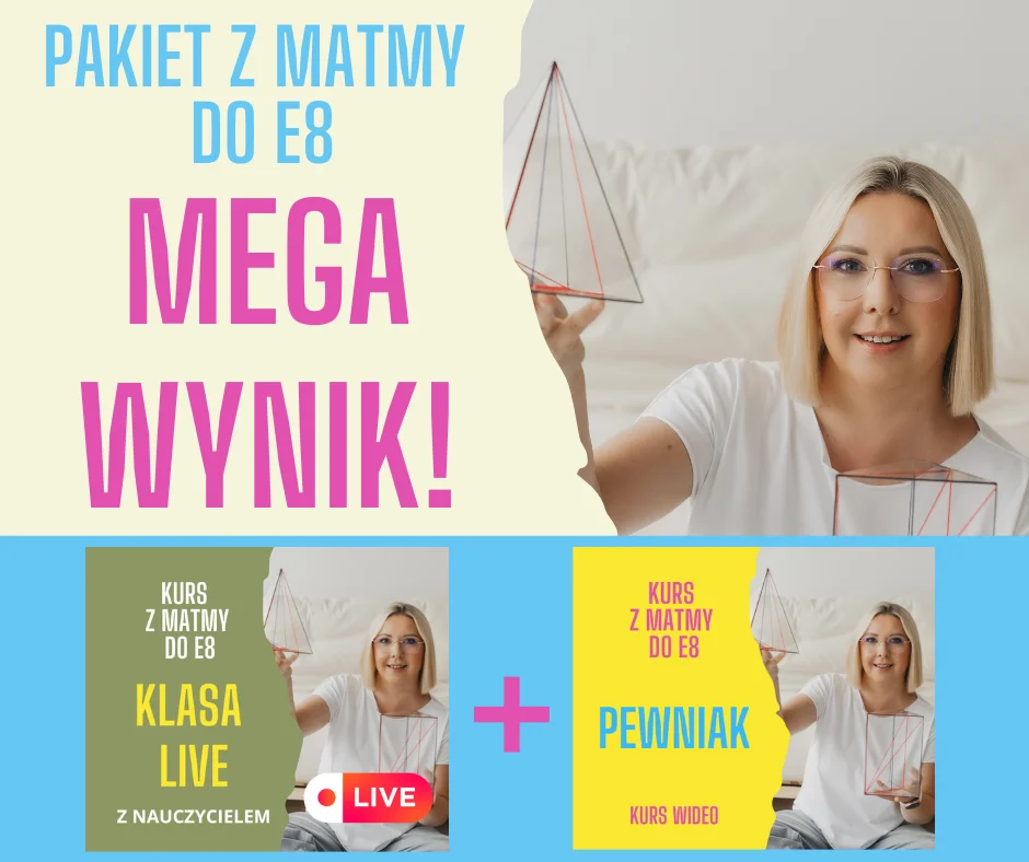 Pakiet MEGA WYNIK - do e8 z matmy