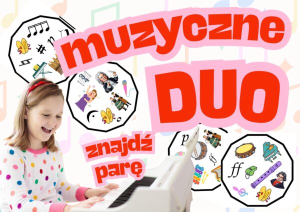 Muzyczne DUO – znajdź parę! Produkt cyfrowy do samodzielnego druku